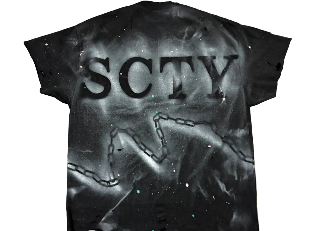 Noir Scty spray tee