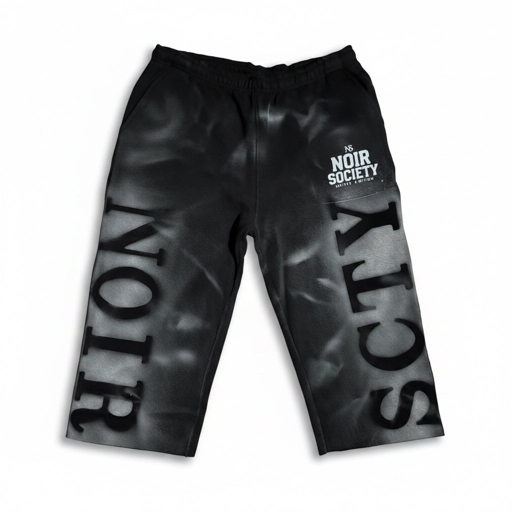 Noir Scty Cut Off Sweats