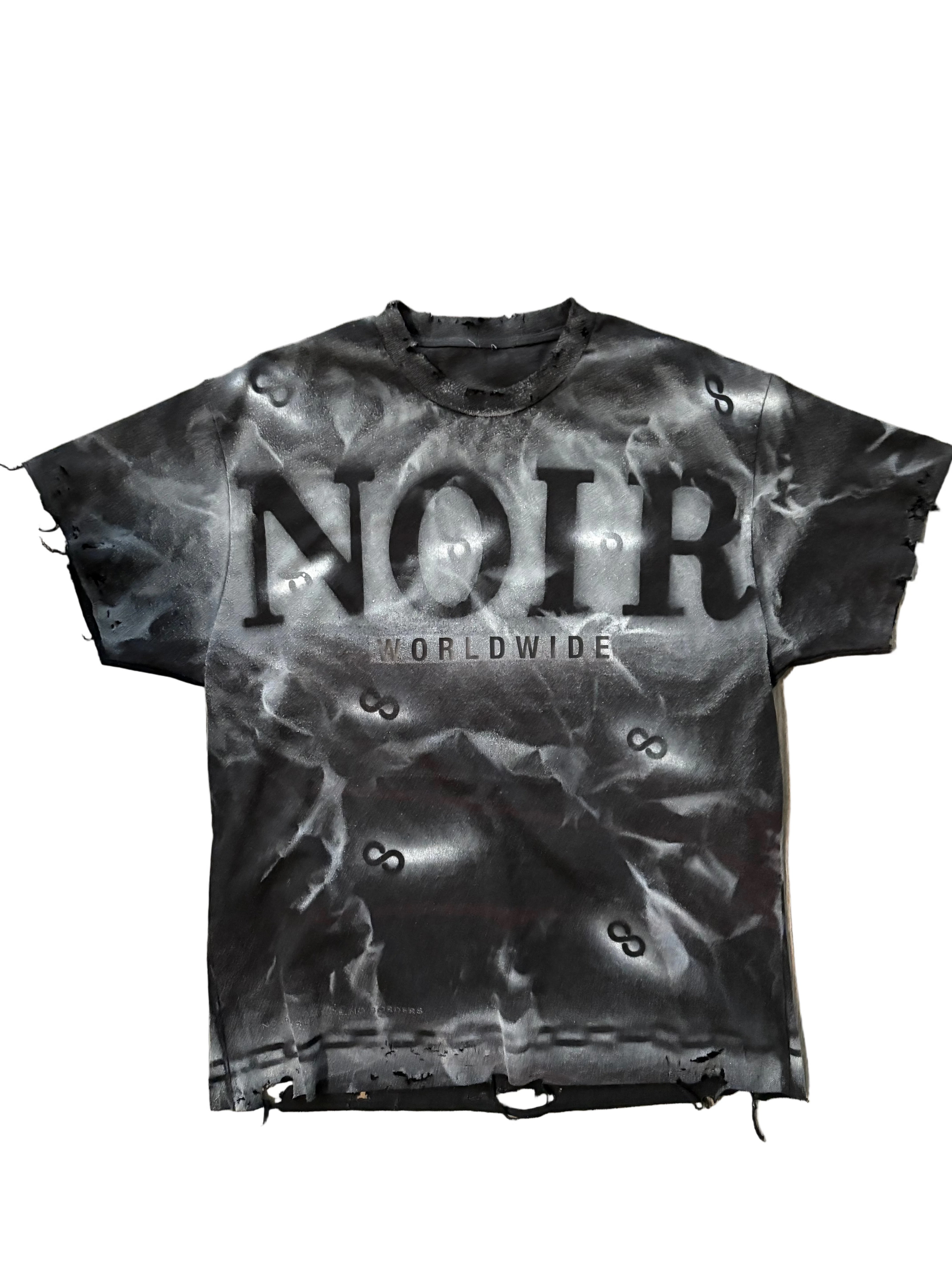 Noir Worldwide Distressed Tee